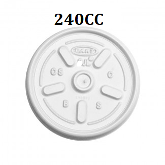 TAPA VASO 240ml X100U(8JL)